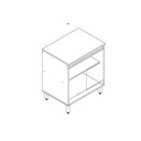 Ver imagem 2 de Gabinete de Cozinha Modulado C/ Tampo Rebeca C/ 2 Portas 80cm Mel/off White - Movelbento