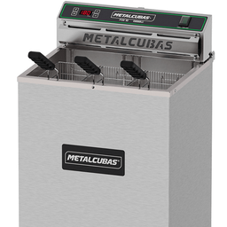 Fritadeira Elétrica Pedestal Zona Fria de Óleo Foe-18 8000 Watts Metalcubas 220v - 3