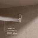 Ver mais imagens de Guarda-Roupa 3 Portas de Correr Reversível com Espelho 200x55x200cm Vision Yescasa Marrom Capuccino/Cacau/Off White