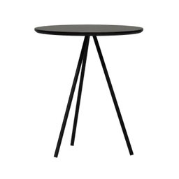 Mesa Lateral Redonda Trilegal Ø420x420x530 Preto - 1