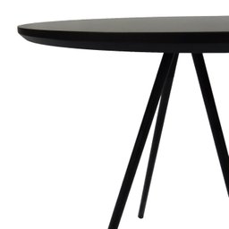 Mesa Lateral Redonda Trilegal Ø420x420x530 Preto - 4