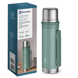 Garrafa Térmica Inox 24h Quente 12h Gelado Electrolux 1 Litro Verde - 7