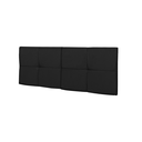 Ver imagem 2 de Cabeceira Painel Cama Box Casal 1,40 México Estofada Suspensa Dobrável - Preto Suede