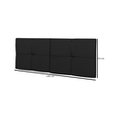 Ver imagem 6 de Cabeceira Painel Cama Box Casal 1,40 México Estofada Suspensa Dobrável - Preto Suede