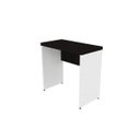 Ver imagem 2 de Escrivaninha Mesa Escritório 100% MDF 100CMX42CM 100cm Branca e Preto