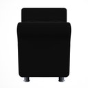 Ver imagem 3 de Recamier Bau Egeo 140x Corino Preto - Dominic Decor