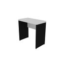 Ver imagem 2 de Escrivaninha Mesa Escritório 100% MDF 100CMX42CM 100cm Preto e Cinza Cristal