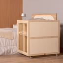 Ver imagem 4 de Berço 3 em 1 com Colchões Evolutivo | Palinha Natural Marca Quater Linha Indy Cor Carvalho Malva