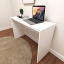 Ver imagem 4 de Escrivaninha Mesa Escritório 100% MDF 120CMX42CM 120cm Branca