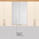 Ver mais imagens de Guarda-Roupa Casal 6 Portas Giardino Bege/Cinnamon/Off White
