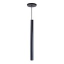 Ver imagem 1 de Luminária Pendente Cilíndrico Tubular 50cm Preto Lustre Sala Cozinha