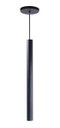 Ver imagem 1 de Luminária Pendente Cilíndrico Tubular 50cm Preto Lustre Sala Cozinha