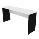 Ver imagem 2 de Escrivaninha Mesa Escritório 100% MDF 120CMX42CM 120cm Preto e Branca