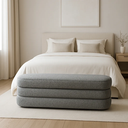 Ver imagem 3 de Banco Recamier Puff Cookie Baú 110 Cm - Zahav Estofados:cinza