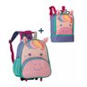 Mochila com Rodinhas + Lancheira Clio PETS Lilas Clio STYLE - 2