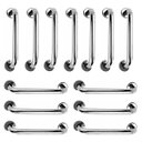 Ver imagem 1 de Barra de Apoio 40cm Aço Inox Kit 13 Unidades Banheiro Box Deficiente Cadeirante Idoso Acessibilidade