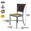 Ver imagem 3 de Mesa Cadeiras Gramado Tabaco Jogo De Jardim
