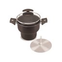 Ver imagem 3 de Cuscuzeiro 14 com Tampa de Vidro Black 610014 - Fortaleza