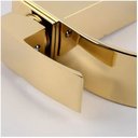 Ver imagem 6 de Torneira Cascata Inox Dourada Monocomando Luxo Lavabo Banheiro Bancada Mesa Misturador Agua Fria