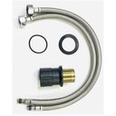 Ver imagem 3 de Torneira Cascata Inox Dourada Monocomando Luxo Lavabo Banheiro Bancada Mesa Misturador Agua Fria