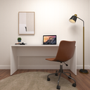 Ver imagem 4 de Escrivaninha Mesa Escritório 100% MDF 160CMX42CM com Caixa de Tomada 160cm Branca