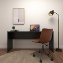 Ver imagem 4 de Escrivaninha Mesa Escritório 100% MDF 160CMX42CM com Caixa de Tomada 160cm Preto