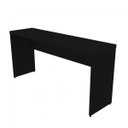 Ver imagem 2 de Escrivaninha Mesa Escritório 100% MDF 160CMX42CM com Caixa de Tomada 160cm Preto