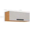 Ver imagem 2 de Armário Aéreo Cozinha Veneza 70cm 1 Porta Basculante Freijó/off White Itatiaia - Arm-70 1ph Veneza F