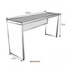 Escrivaninha Mesa Escritório 160cmx42cm 40mm com Caixa de Tomada - 3