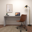 Ver imagem 4 de Escrivaninha Mesa Escritório 100% MDF 160CMX42CM com Caixa de Tomada 160cm Cinza Cristal