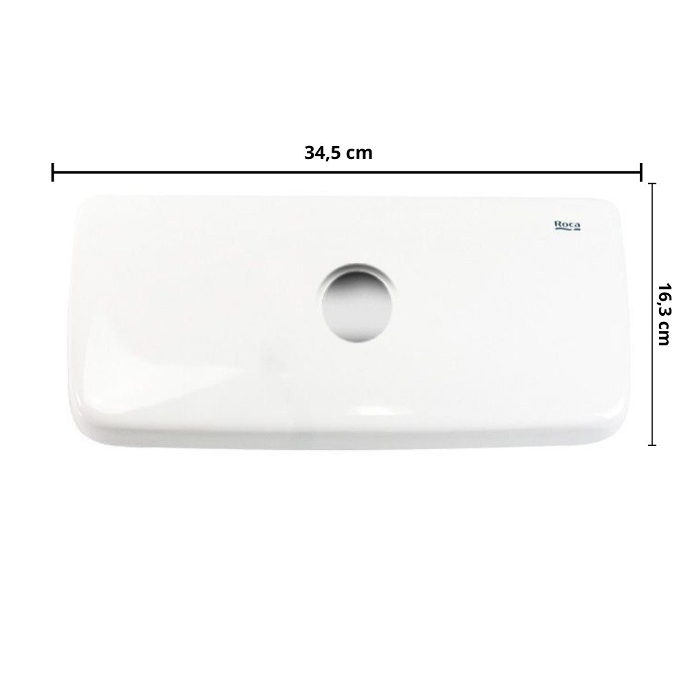 Tampa para Caixa Acoplada Debba Branco Roca* - 2