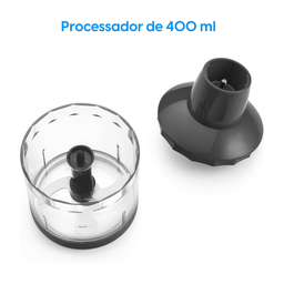 Mixer Power Inox Lunar Elgin 3 em 1 Mistura, Tritura e Bate 600w 127v - 6