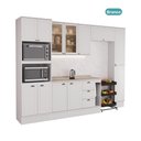 Ver imagem 6 de Cozinha Completa com Balcão Milla Loft 12 Portas 3 Gavetas MDF Branco Móveis Carraro
