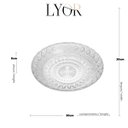 Ver imagem 3 de Prato para Bolo de Vidro King 30Cmx6cm | Lyor