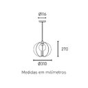 Ver imagem 2 de Lustre Pendente Luminaria Lant