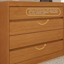 Ver imagem 6 de Cômoda CR35475 4 Gavetas MDF Cinamomo Multimóveis