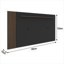 Ver imagem 3 de Rack com Painel Ripado Suspenso para Tv até 70 Polegadas 2 Portas Grécia 180cm