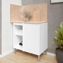 Ver imagem 3 de Balcão de Canto Reto Art 6006 Branco Ártico – Kits Paraná