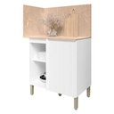 Ver imagem 1 de Balcão de Canto Reto Art 6006 Branco Ártico – Kits Paraná