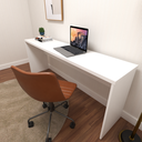 Ver imagem 1 de Escrivaninha Mesa Escritório 100% MDF 180CMX42CM 180cm Branca