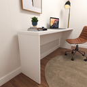 Ver imagem 5 de Escrivaninha Mesa Escritório 100% MDF 180CMX42CM 180cm Branca