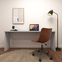 Ver imagem 4 de Escrivaninha Mesa Escritório 100% MDF 180CMX42CM 180cm Cinza Cristal