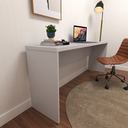 Ver imagem 5 de Escrivaninha Mesa Escritório 100% MDF 180CMX42CM 180cm Cinza Cristal