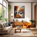 Ver imagem 1 de Quadro Canvas Outono Londres 70x50cm Mold Branca