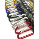 Ver imagem 5 de Kit 12 Chaveiro Mosquetão 3018 com Bússola Metal Trava