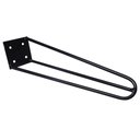 Ver imagem 2 de Kit 4 Pés de Metal 30 Cm Mesa de Canto Rack e Puffs Preto