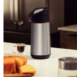 Garrafa Térmica Corpo Inox Bomba Preta 1,4l Exata Tramontina - 5