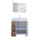 Ver imagem 3 de Conjunto para Banheiro Ecco com Pés 75cm - Fabribam Gabinetes