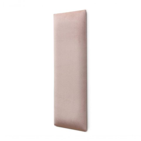 Placa Cabeceira 20cm X 60cm Unidade Veludo Nude