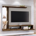 Ver imagem 1 de Painel para Tv até 55 Polegadas Denver 1 Porta Off-white/ipê - Móveis Bechara